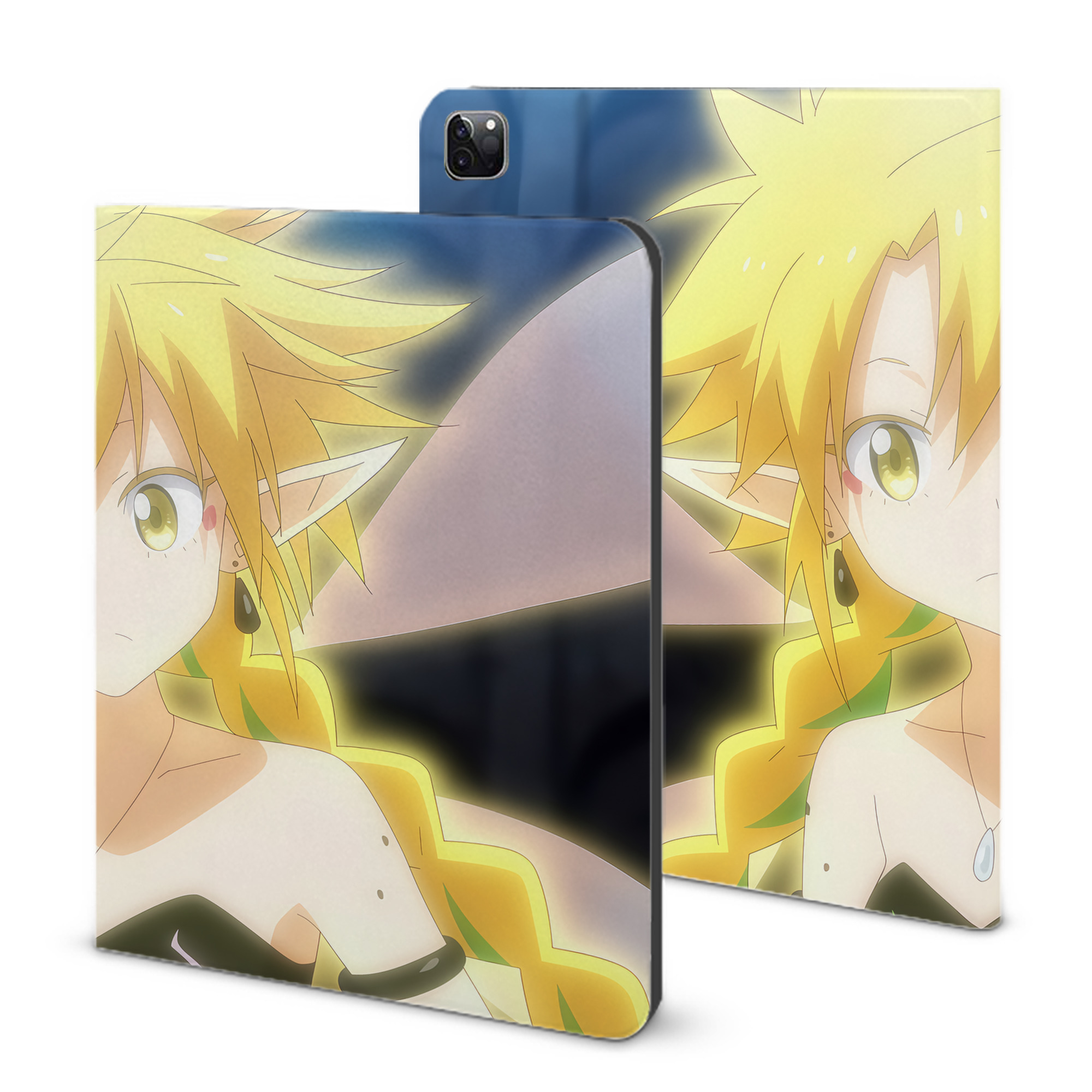 （画像用） 転スラ Regarding Reincarnated to Slime IPad ケース ブック型 PUレザー TPU 耐衝撃 軽量 薄型 ペン収納なし 全面保護 IPad 各モデル対応